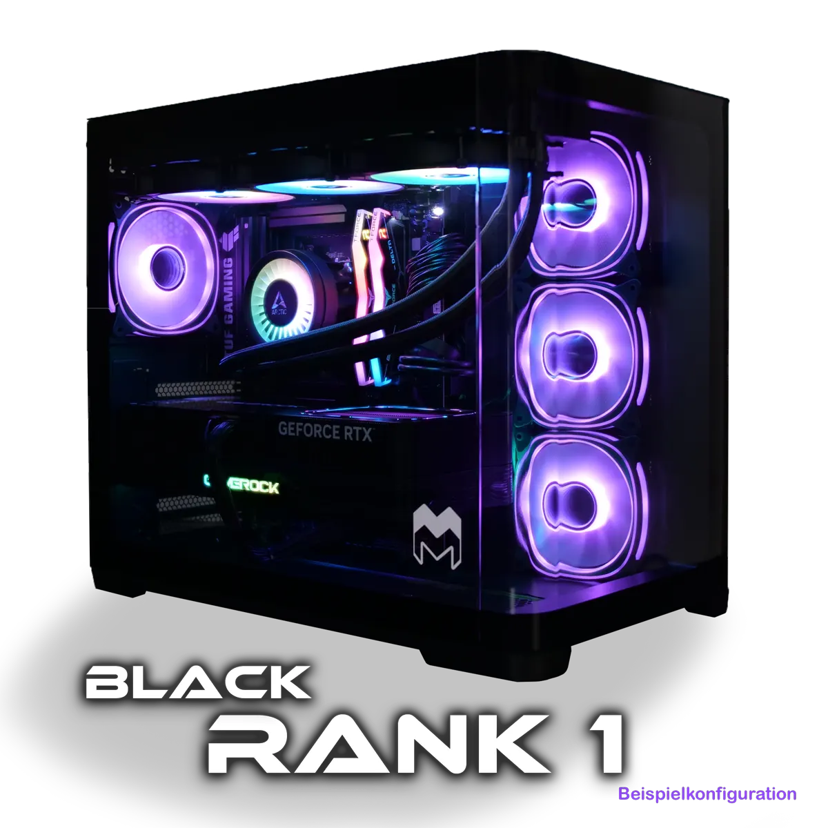 MAKI Rank 1 Black Gaming PC