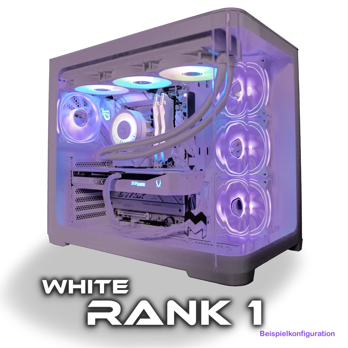 MAKI Rank 1 White Gaming PC