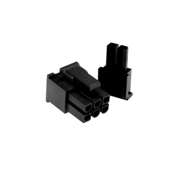 6+2 Pin PCI-E Connector Black