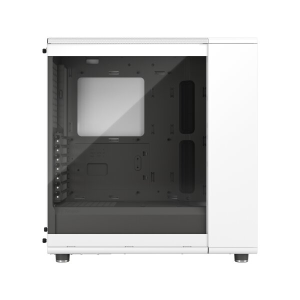 Fractal Design Chalk White TG Clear