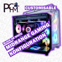 PCHM - Midrange Gaming PC I Black & White