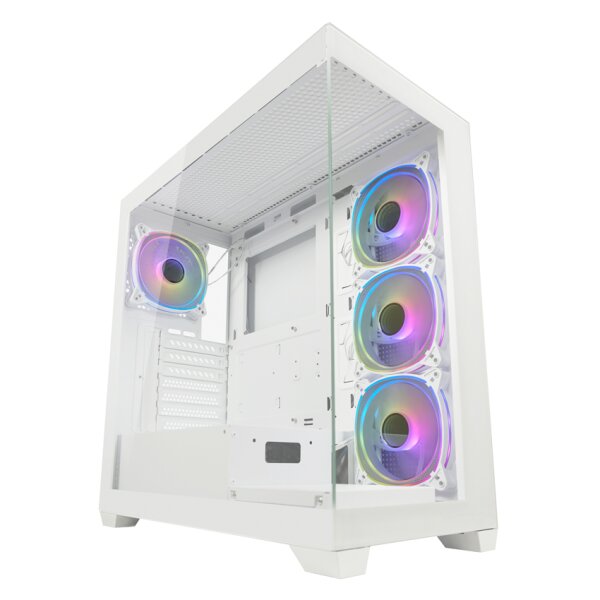 Seamless Pale X - ATX RGB Gaming Case in weiß