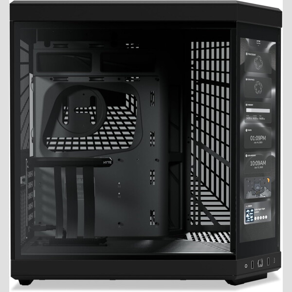 HYTE Y70 Touch BLACK - High-End Case mit Touchscreen