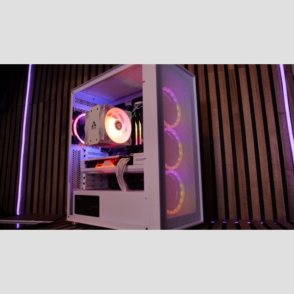 PCHM Einzelstück - WQHD Gaming PC - RX7800XT WHITE