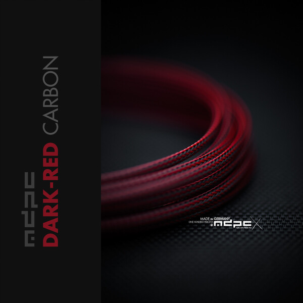 MDPCX Sleeve I Small I 1meter Dark-Red-Carbon