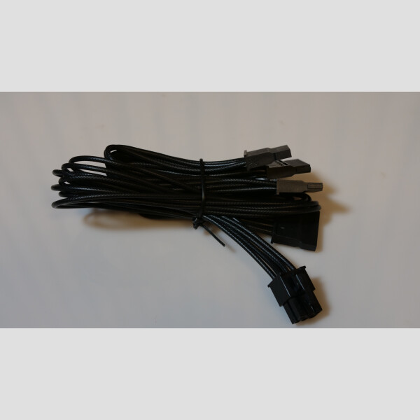 Original Seasonic Kabel - Sata Power 4 Connectors BLACK