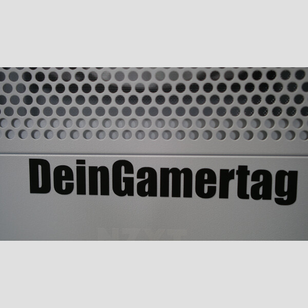 Dein Gamertag als hochwertiger Vinyl-Aufkleber!