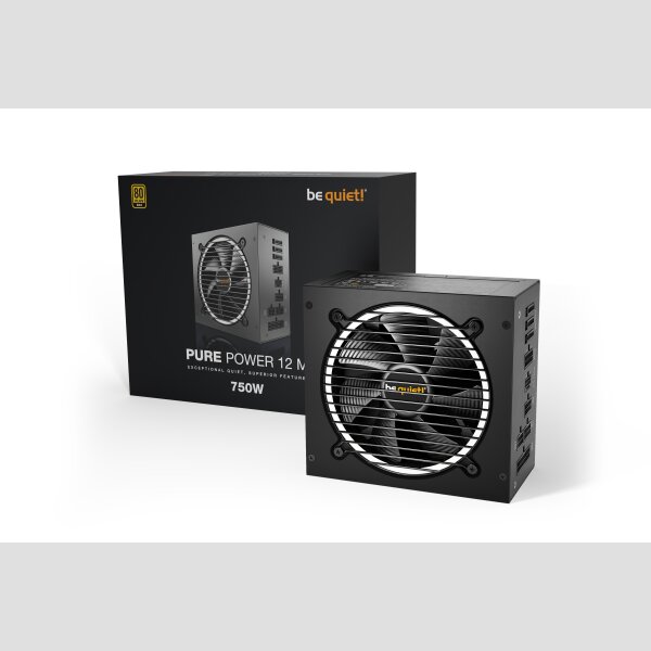 be quiet! Netzteil PURE POWER 12 M 750W 80+ Gold ATX 3.0 PCIE 5.0