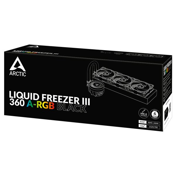 Liquid Freezer III 360 - Black - Wartungsfreie AiO Wasserkühlung