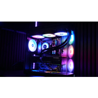 PCHM - Midrange Gaming PC I White ARGB I Ryzen 7500f & RTX 4070 Super I Wasserkühlung