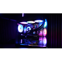 PCHM - Midrange Gaming PC I Black ARGB I Ryzen 9600x & RTX 5070 I Wasserkühlung