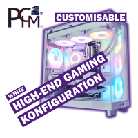 PCHM - High-End Gaming PC I White ARGB I Ryzen 9800X3D...
