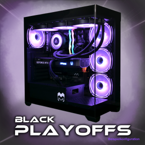 MAKI PLAYOFFS High-End Gaming & Streaming PC | Black | R