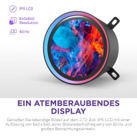 Kühler Design-Upgrade zu NZXT Kraken Elite mit großem Bildschirm