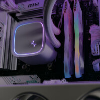 Deepcool PC White I Ryzen 9800X3D I Waserkühlung I GPU nach Wahl
