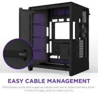NZXT H9 Flow RGB+ (Inkl. Frame Fans) Black