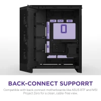 NZXT H9 Flow RGB+ (Inkl. Frame Fans) Black