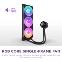 NZXT Kraken Plus (2025) I 360mm I RGB I Black I inkl. Frame Fans