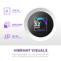 NZXT Kraken Plus (2025) I 240mm I RGB I LCD Display I White inkl. Frame Fans