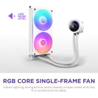 NZXT Kraken Plus (2025) I 240mm I RGB I LCD Display I White inkl. Frame Fans