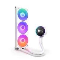 NZXT Kraken Elite 2025 I 360mm I RGB I White inkl. Frame Fans & großem Bildschirm