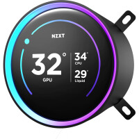 NZXT Kraken Elite V2 I 240mm I RGB I Black inkl. Frame Fans & großem Bildschirm