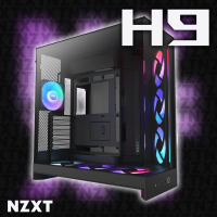 NZXT H9 (RGB) PC Konfigurator Black & White