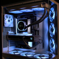 NZXT H9 (RGB) PC Konfigurator Black & White