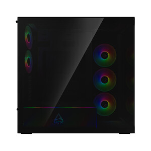 Arctic Xtender Schwarz - High-End Case mit ARGB...