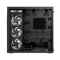 Arctic Xtender Schwarz - High-End Case mit ARGB Lüftern Glasfenster