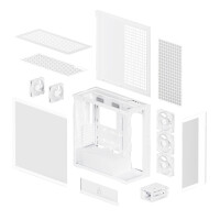 Arctic Xtender weiß - High-End Case mit ARGB Lüftern und Seitenscheiben
