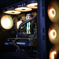 MSI High-End PC 320R BLK I 7800X3D I RTX gallery