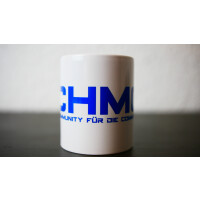 Tasse - Weiß mit PCHMG Logo & Schriftzug