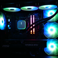 MSI High-End PC 130R BLK I 9800X3D I RTX 5080 I 32GB D5