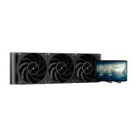 Krux HydroArc Black - 360 AiO Wasserkühlung mit Eck-Bildschirm