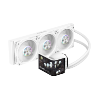 Krux HydroArc White - 360 AiO Wasserkühlung mit Eck-Bildschirm