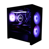Compact Gaming PC H3 Flow Black I RX 907 gallery