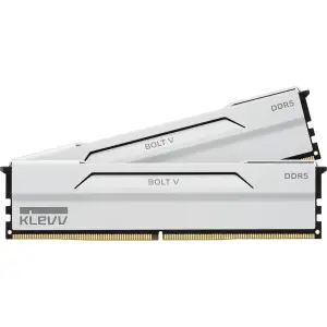 DDR5 32GB KLEVV BOLT V 6000MT/s CL28 (Dual Kit) White