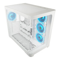White Edition Gaming PC Pro-Storm Light I RX 9060 XT 16GB I Ryzen 5 7500F I 16GB D5