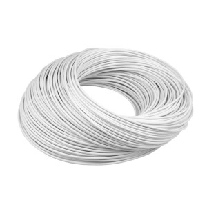 Litze/ Wire I Einzelader 1,5mm² Weiß 1m