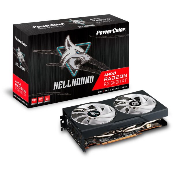 8GB PowerColor Radeon RX 6600 XT Hellhound OC 8G (Retail)