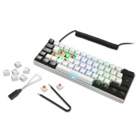 Skiller SGK50 S4 Hot-Swap 60% Keyboard Kalih Red DE White